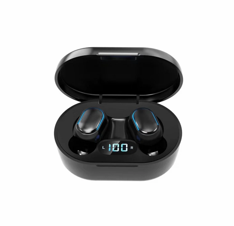 E7S TWS wireless Earphones 5.0 earbuds Stereo Wireless Headphones Noise Cancelling Gaming Headset With Microphone