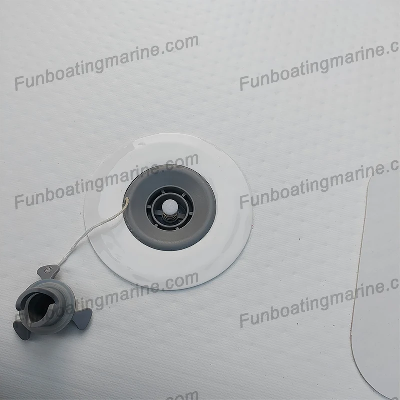 DWF Pontoon Boat Accessories Inflatable Floating Island Air Pontoon Boat Water Bike Parts