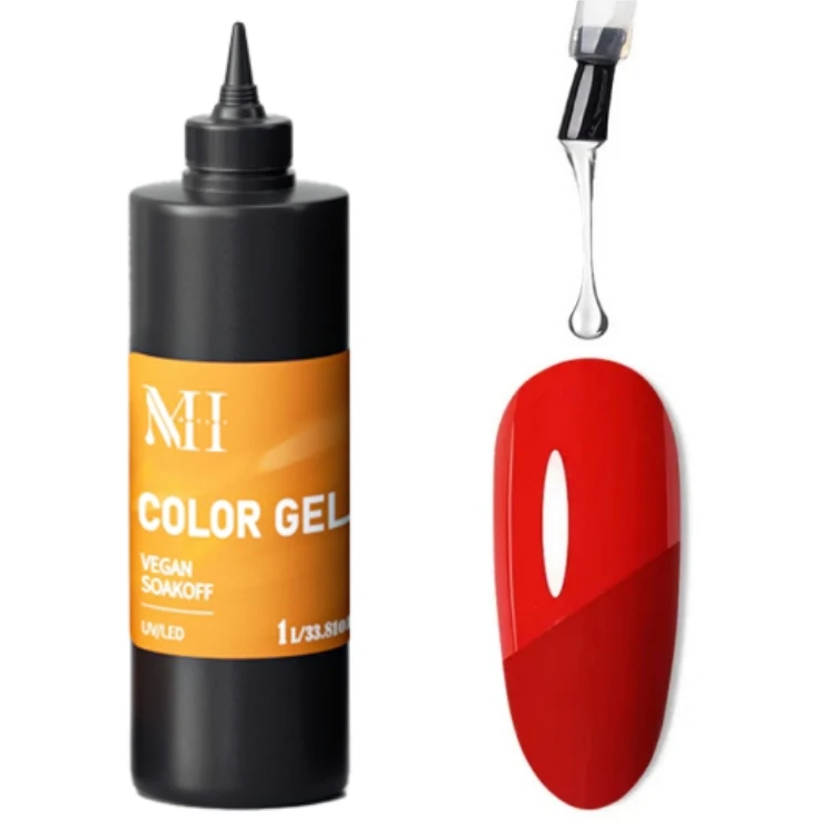 Large Packing Free Sample Soak Off Diamond Top Coat Kilogram 1kg Bulk Gel Base Coat And Top Coat Vat Nail Polish