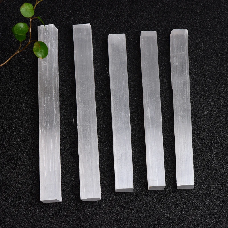 Wholesale Natural Selenite Sticks Wands Energy Raw Stone Rough stones Selenite  gifts