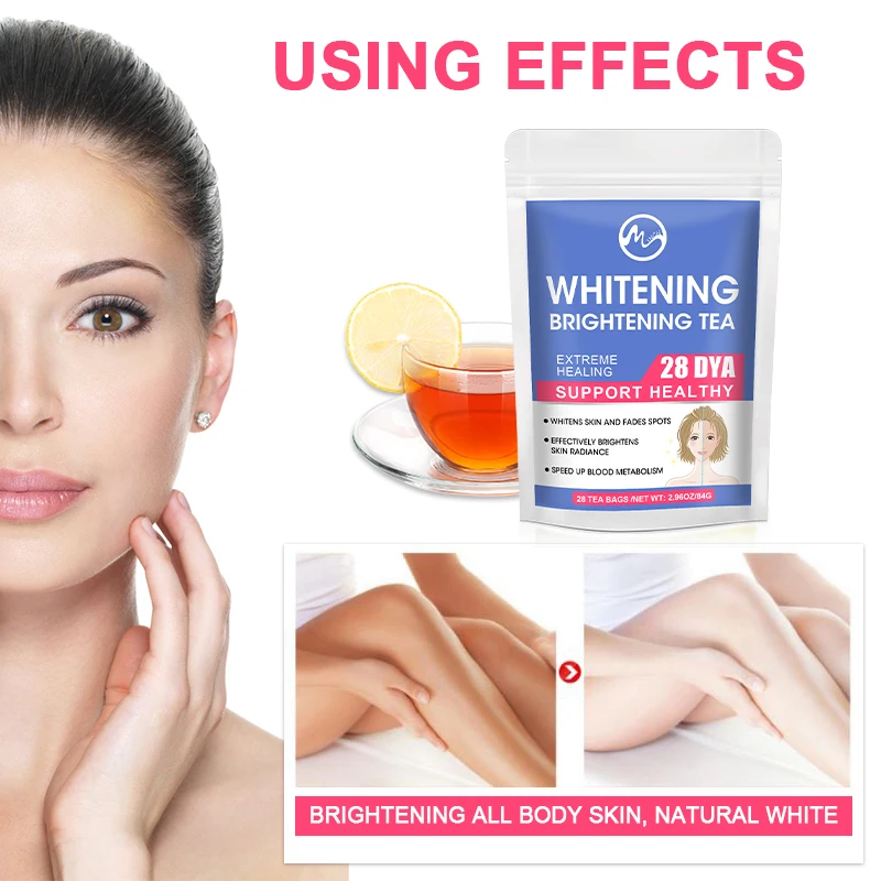 Minch 28 Day Melatonin Slim Body Inhibit Melatonin to Whiten Skin Health & Beauty For Women Whitening Tea