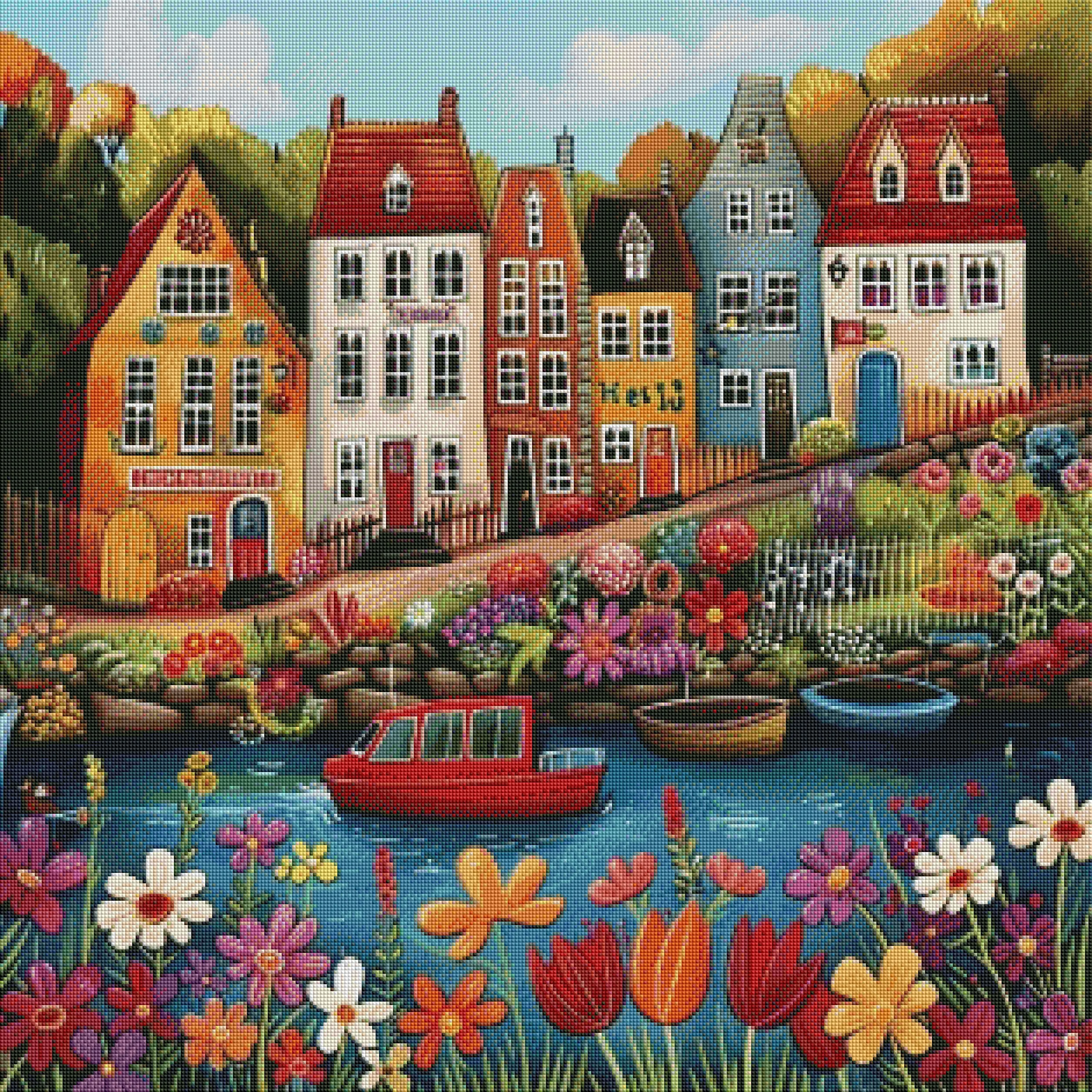 Wholesale 5D DIY Diamond Painting Resin Square Drill Landscape Animal Portrait Series Crystal Fairy Dust Stones Diamond Painting