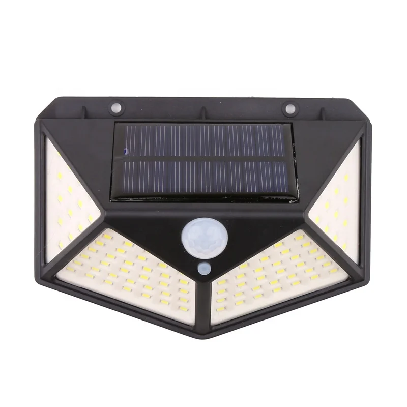 100 LED Solar Light PIR Motion Sensor Outdoor Solar Lamp IP65 Waterproof Wall Light Solar Powered Garden street light