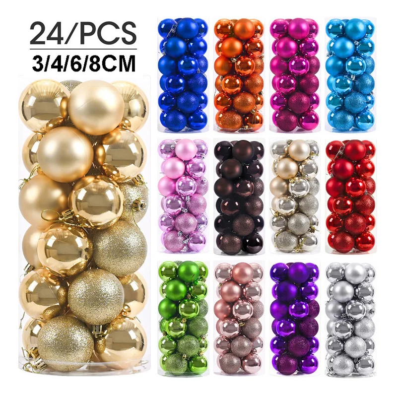 Christmas Tree Balls Ornaments Custom Christmas Balls Sets Adornos De Navidad Christmas Decorations