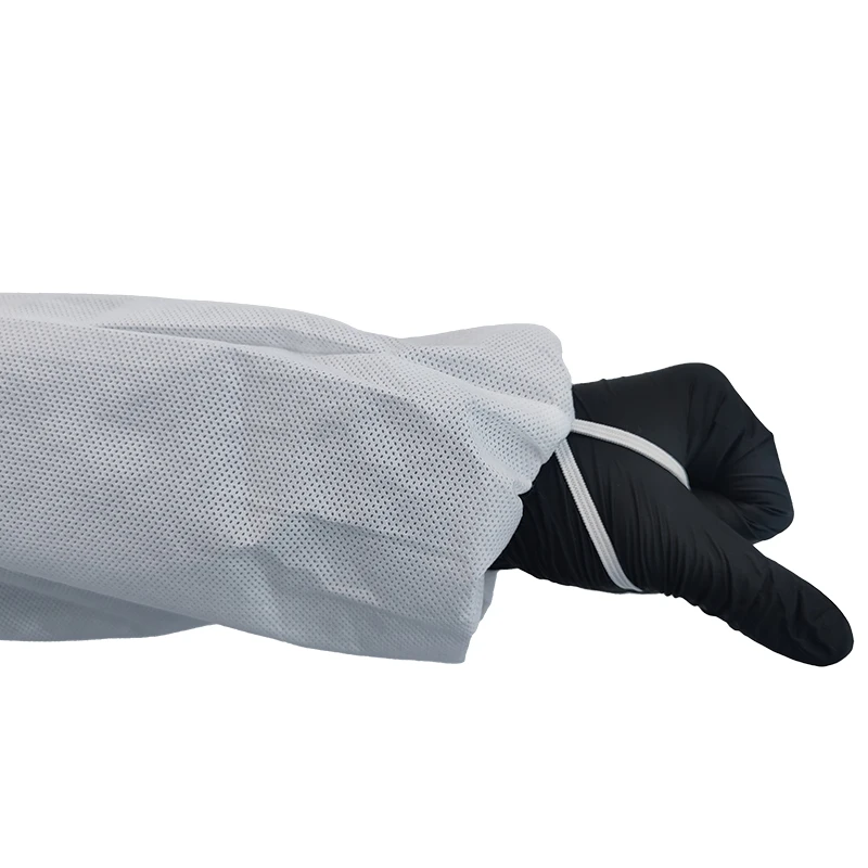TYPE 5B 6B Hazmat Nonwoven Work Wear Uniform Microporous Chemical Protective Clothing White Breathable PPE Coverall For Spray