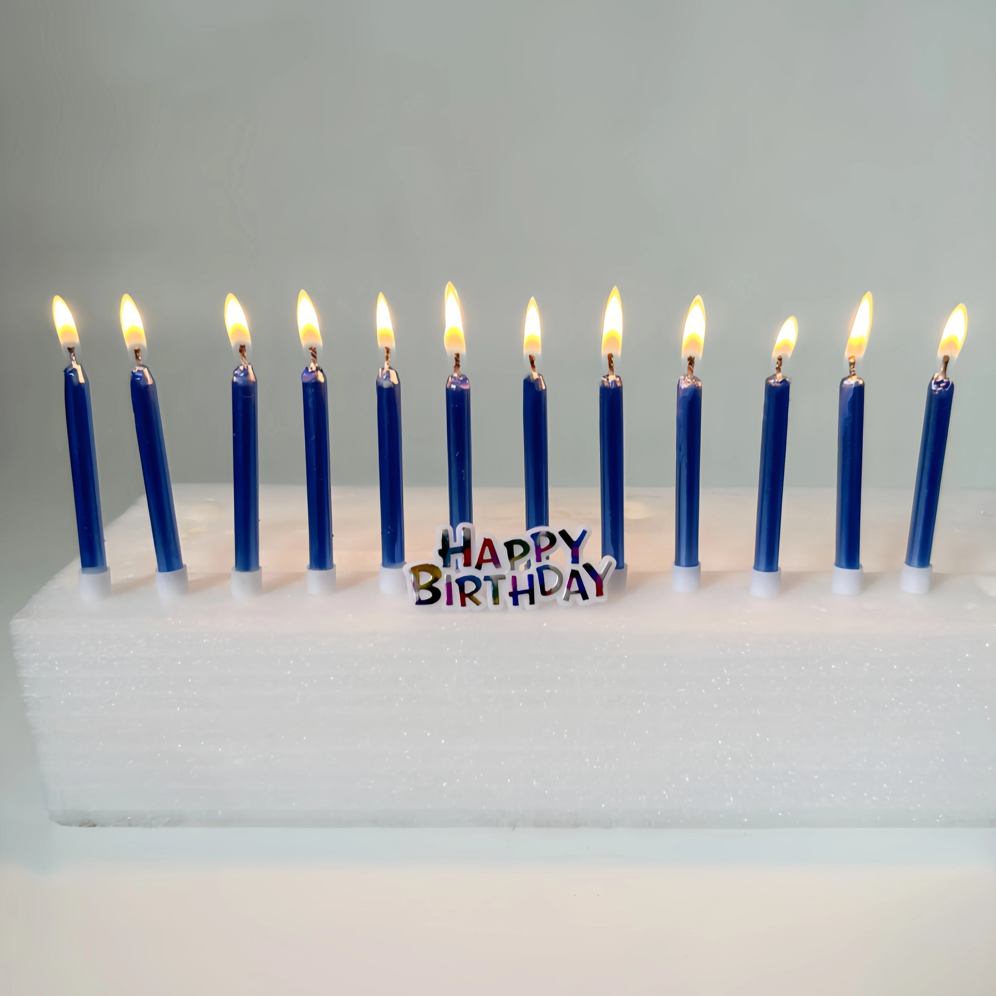 Wholesale Happy Birthday Candle Colors Cake Candles Birthday Party Decoration Stick Candles