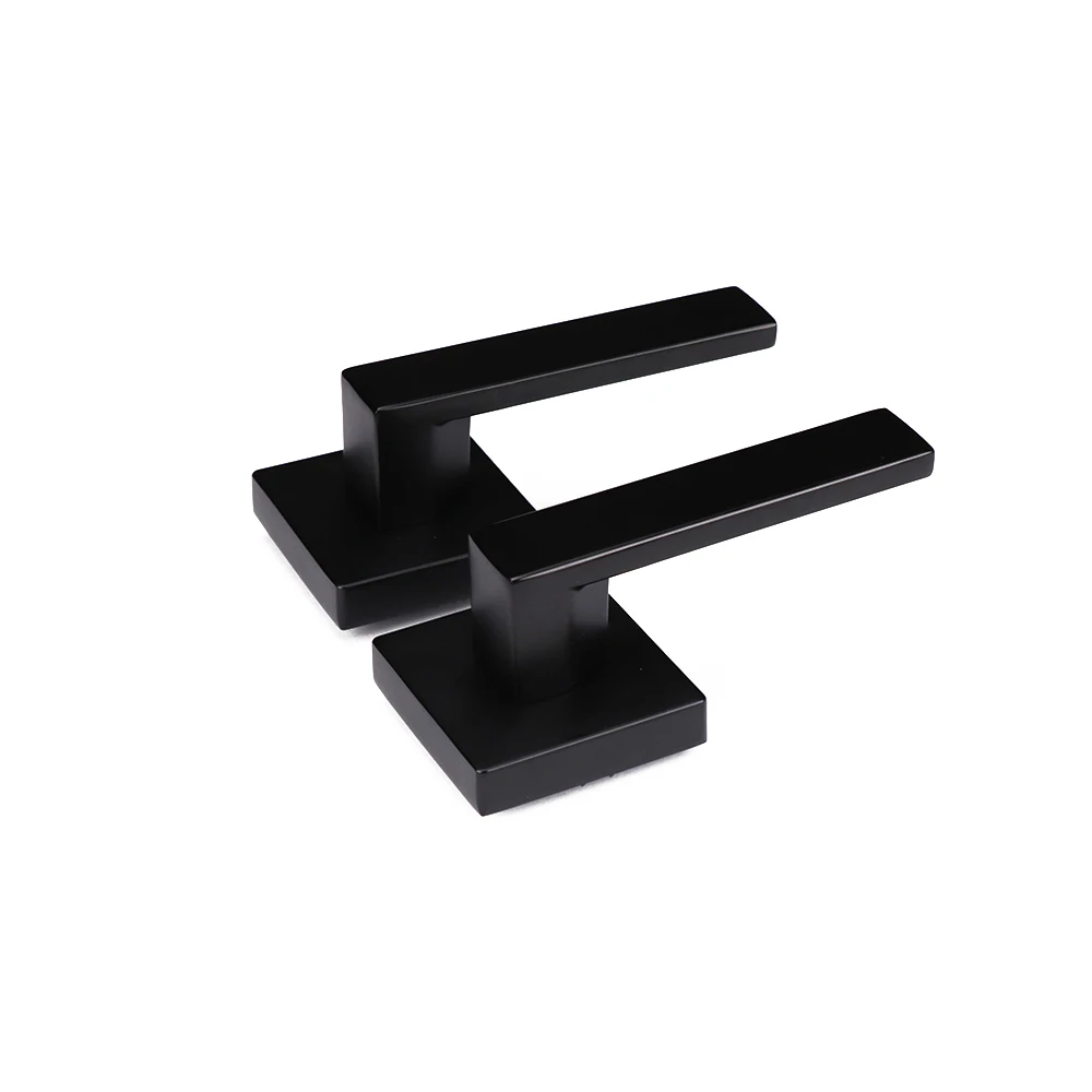 America market Zinc Alloy SN Finish square knob door lock