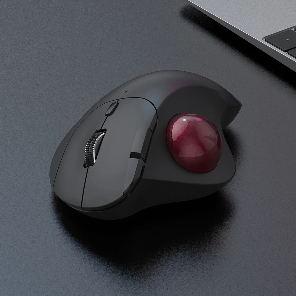 OEM Rechargeable RGB Ergonomic Mice Vertical Trackball Mouse Three Mode Connective Wireless Blue tooth Mouse Pad Mouse Wireless