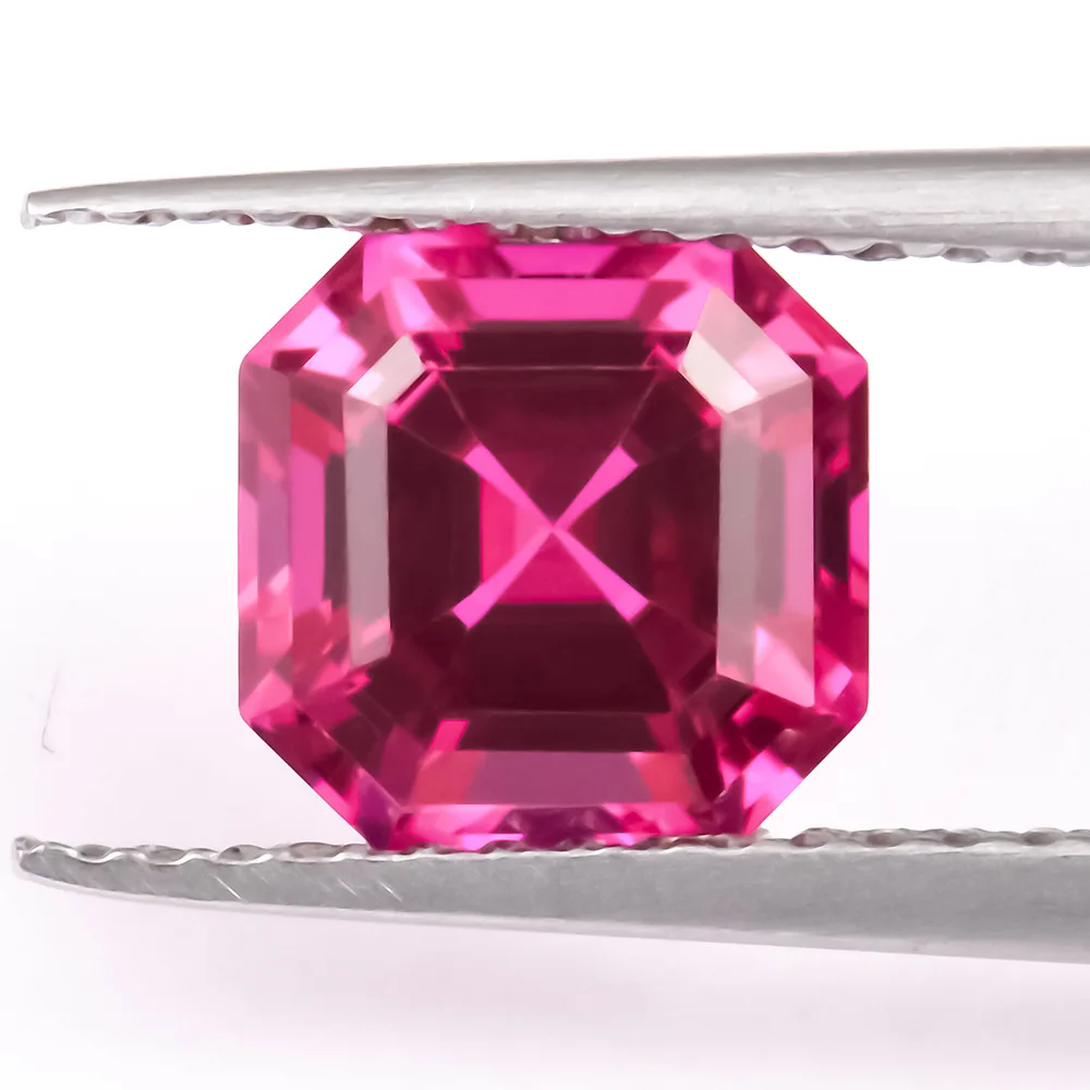 High Quality Lab Grown Rubies Artificial Grown Colored 1-3 Carat Shaped Round Recycled Rubies