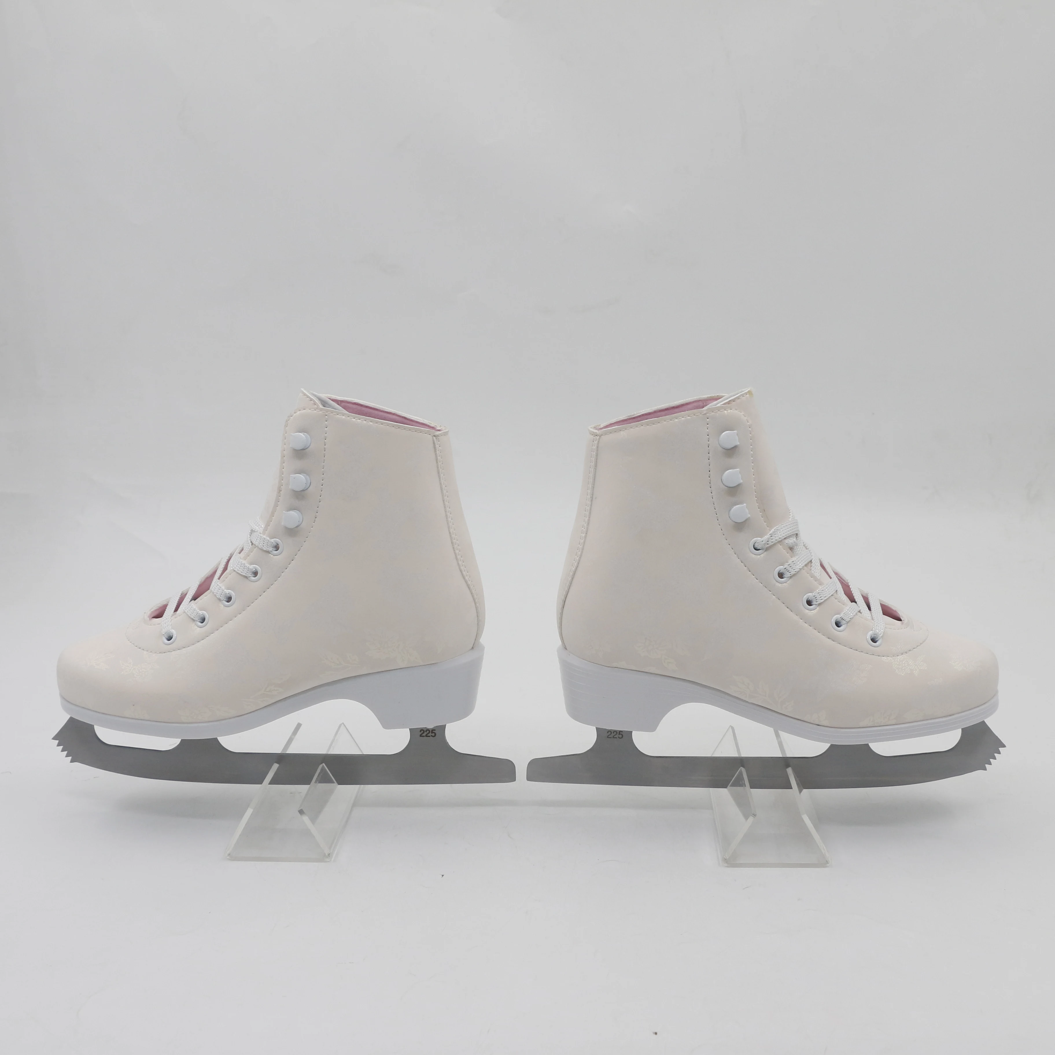 OEM Factory Price Professional Speed Ice Skating Shoes with Hard Shell PVC Sole Roller Skate