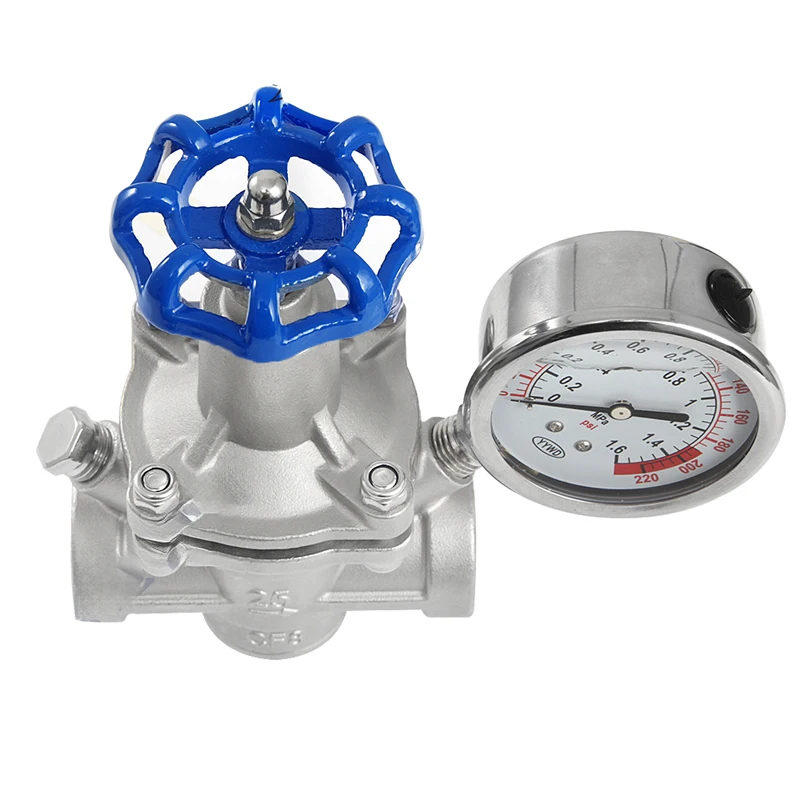 TKFM design of stainless steel 304 regulator pressure vacuum relief valves for water air oxygen