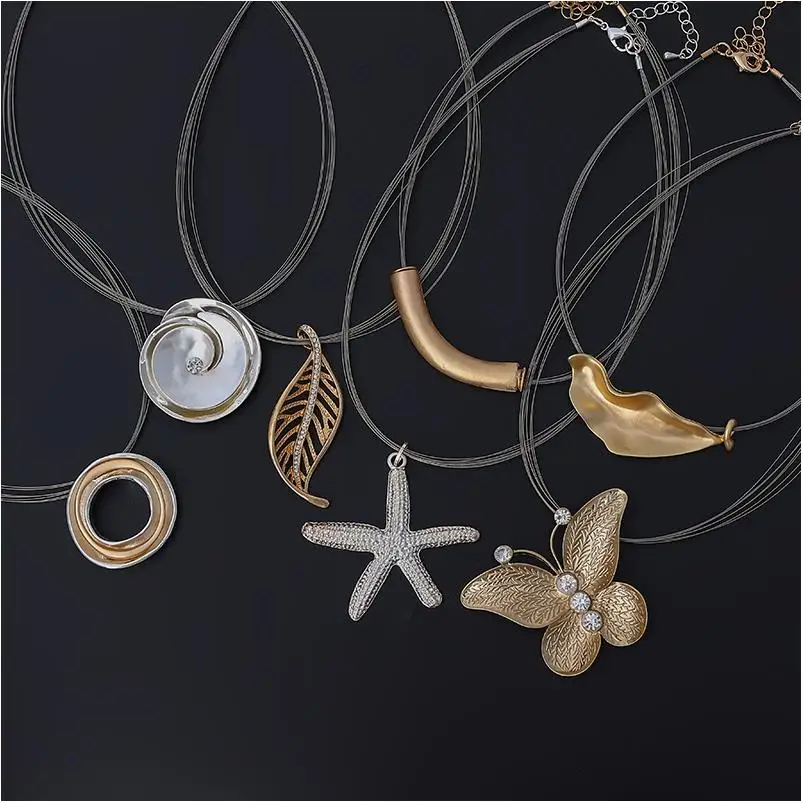 Fashion Jewelry Necklaces And Bracelet Heart Locket Butterfly Sun Waterproof Camera Simple Necklace