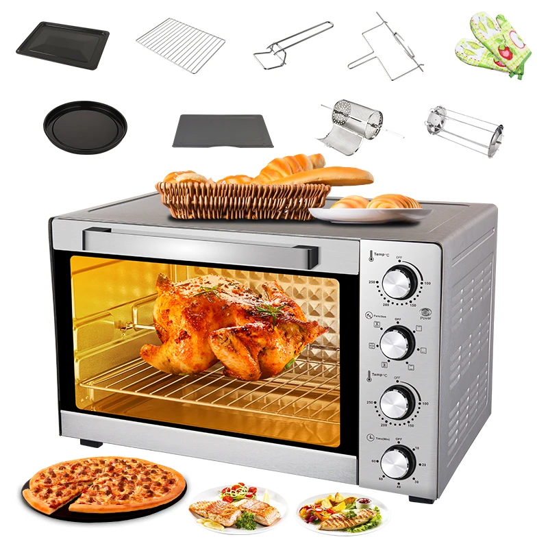 Mini Electric Oven Roast Grill Toaster Baking Machine Steak Fried Eggs Omelette