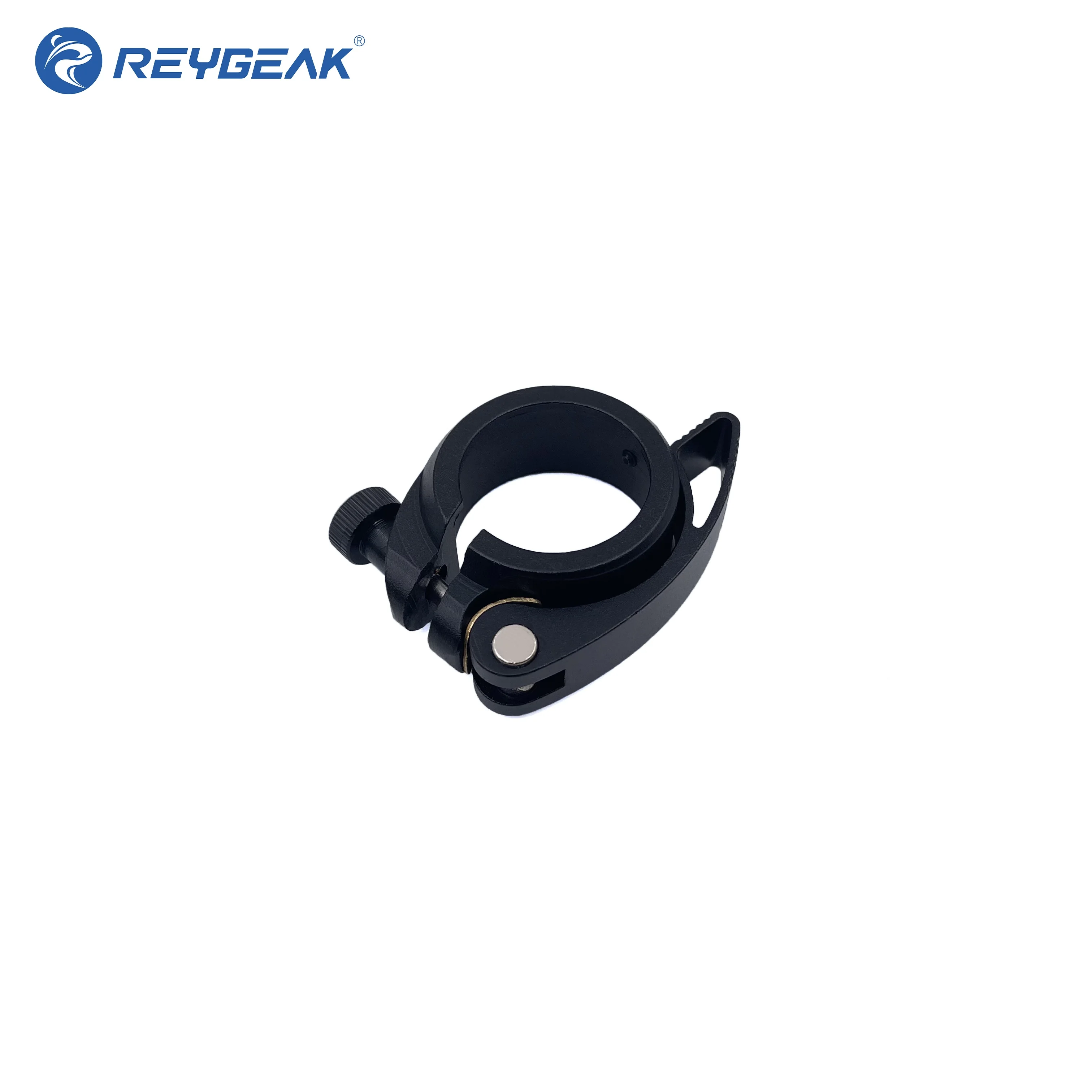 REYGEAK Adjustable Mountain Bicycle Seatpost Clamp Bike Seatpost Clamps Lock Quick Release Cycling Accessories