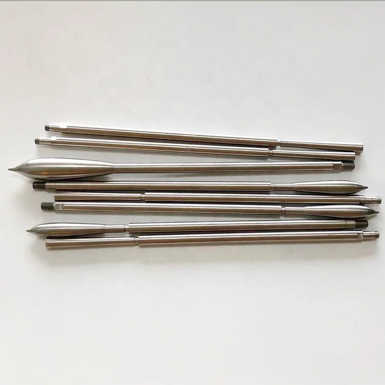 Customized Aluminum Thread Guide Pin Cnc Turning Metal Non-standard Small Parts