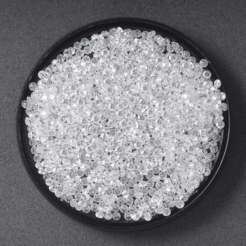 SICGEM Best Price 0.7~2.9mm 5A Moissanite Loose Gemstone for Luxury Jewelry Watch Necklace & Bracelet Making Eyeglasses Parts