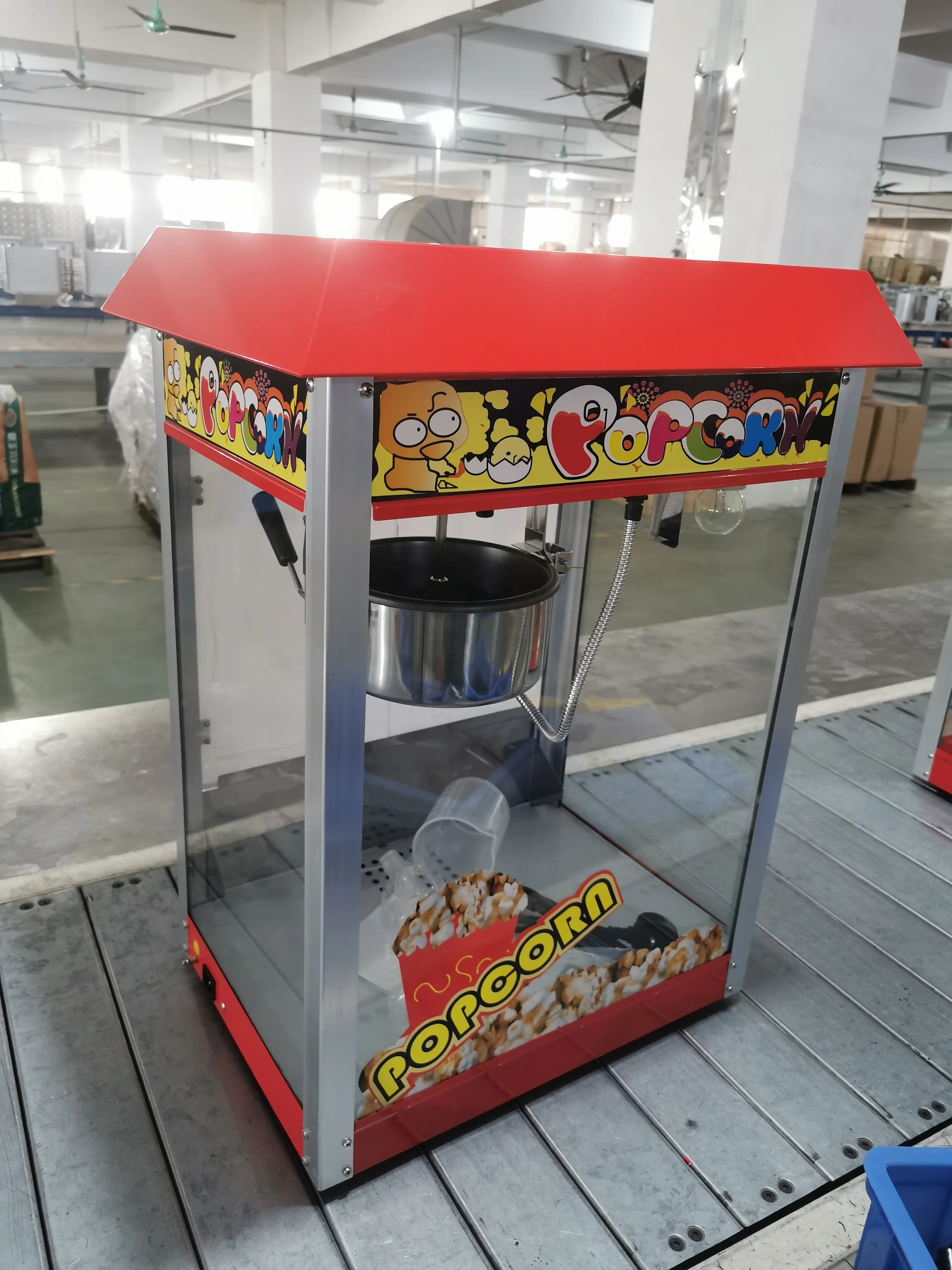 Commercial Popcorn Machine Vending Machine Automatic Electric Popcorn Making Machine Lovely Industrial  Popcorn Maker