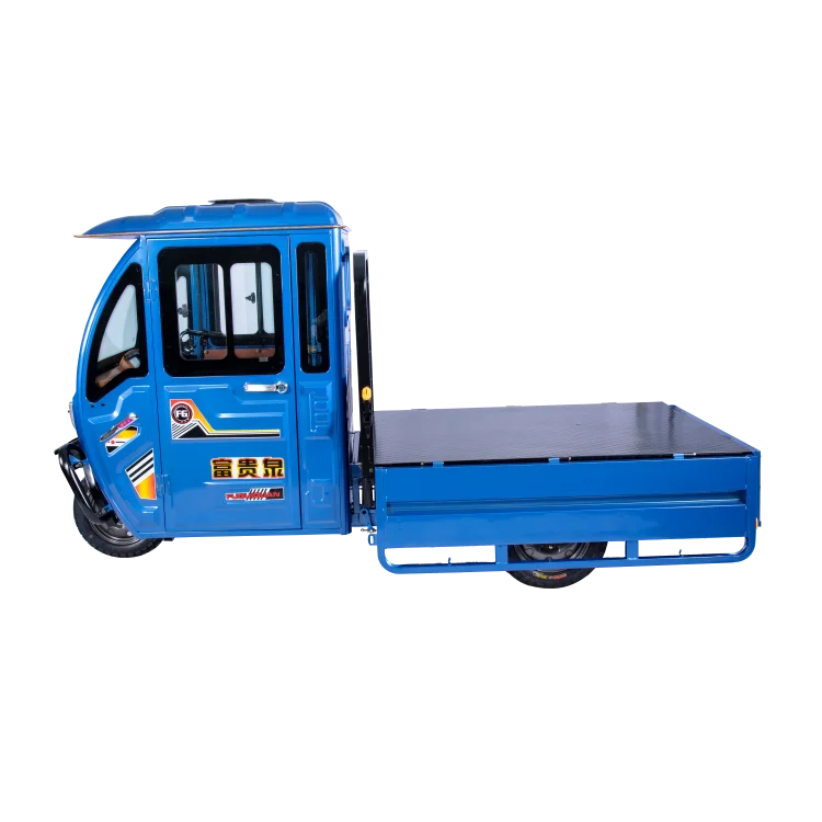 Half Enclosed Passenger and Cargo Mini Tuk with Cheap Price Heavy Loading Capacity E-scooter Wholesale Electric Cargo Bike