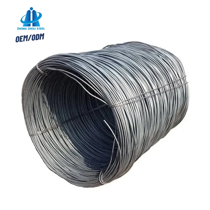 5.5mm 6.5mm Low Carbon Iron Wire Rod In Coil Carbon Steel wire rod Q195 Nail Making Steel Wire Rod