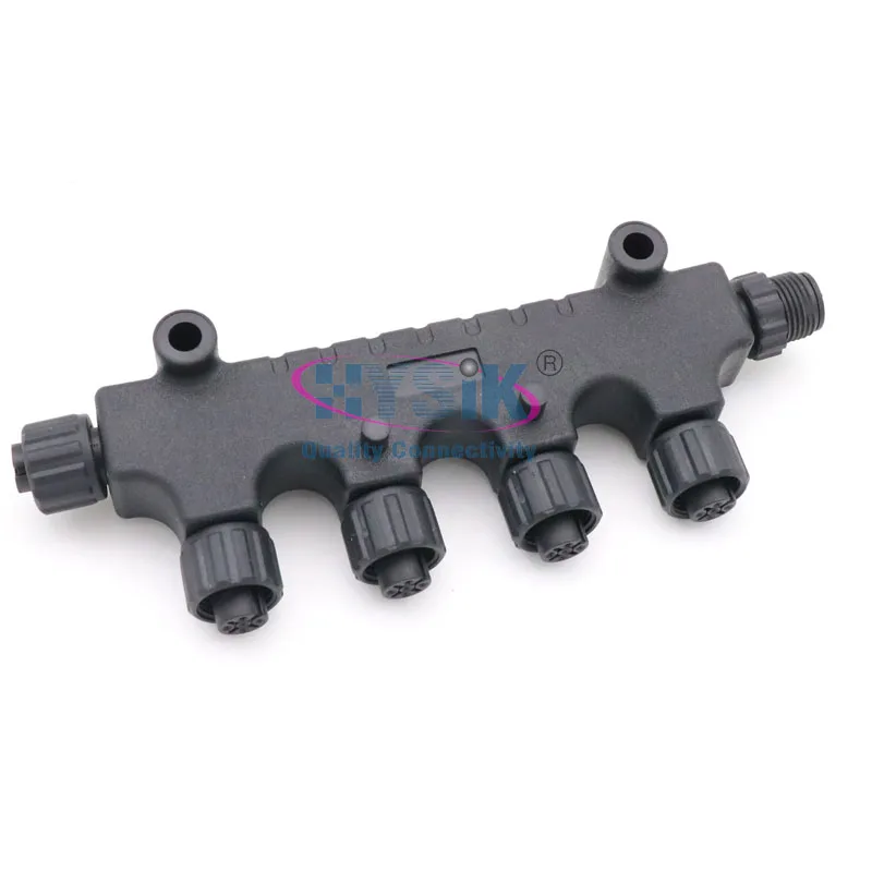 Nmea2000 M12 Connector Signal Molding Plastic Waterproof IP67 M12 5 Pin Connector A Coded NMEA2000 display Connector