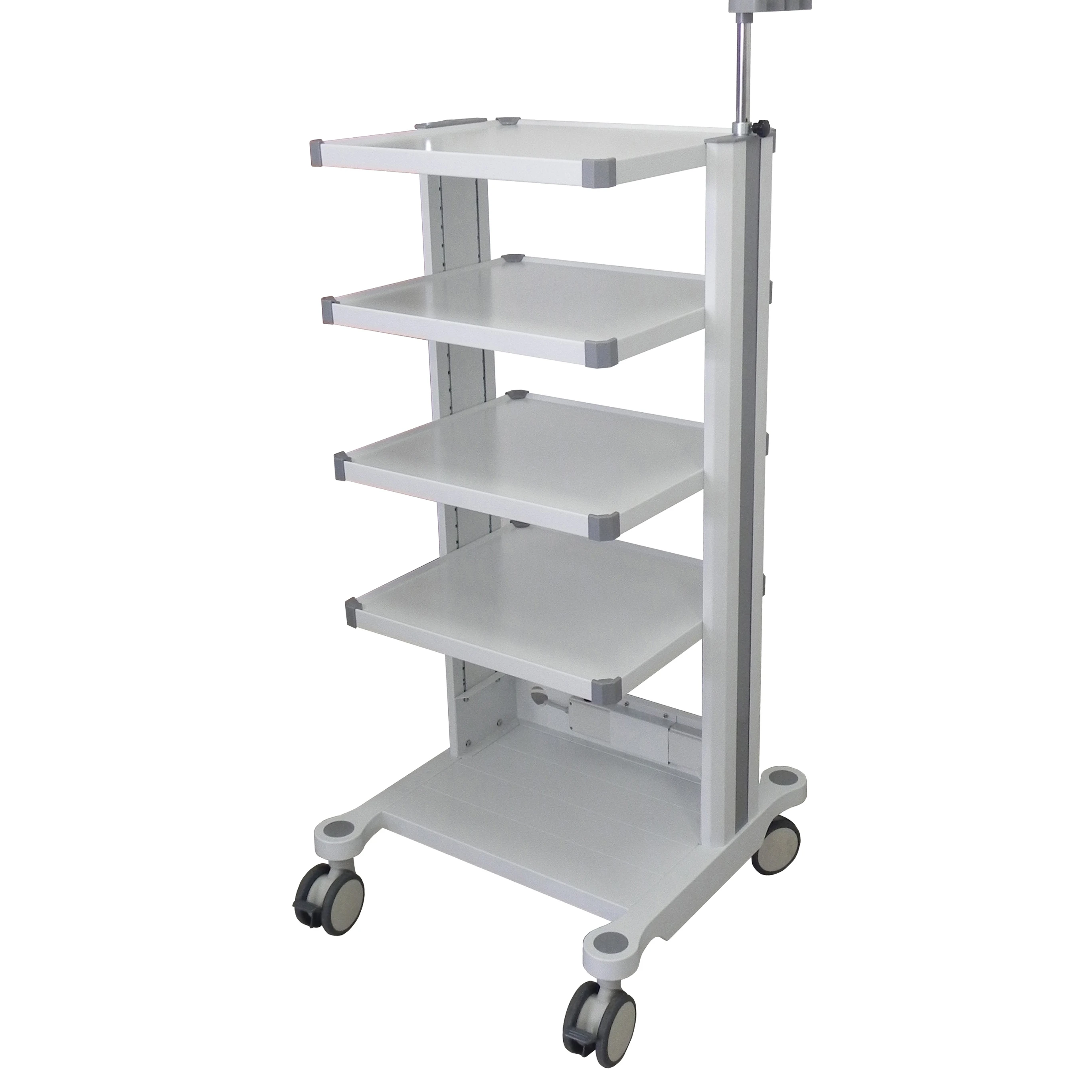 Mobile Hospital Medical Crash Cart Computer Laptop Wash Foam Diagnostic Dressing Trolley, Hospital Instrument Transfer Trolley