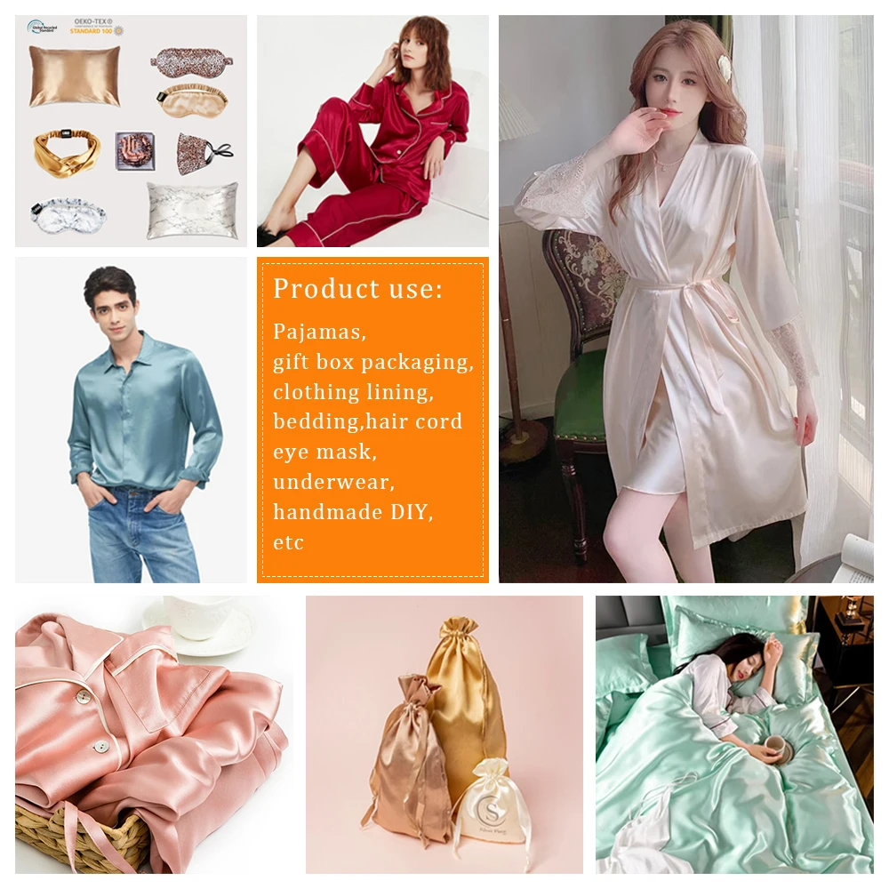 Wholesale shiny polyester 50D 75D duchess silk satin fabric stretch satin fabric for wedding dress