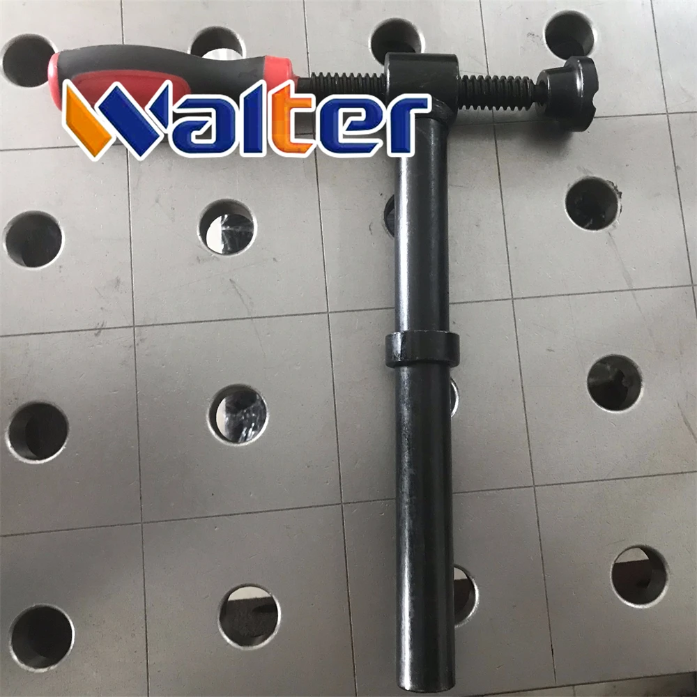 ISO9001 Certified High Quality D16 50X50MM 90 Vertical Quick Clamps with Yellow or Red Handle