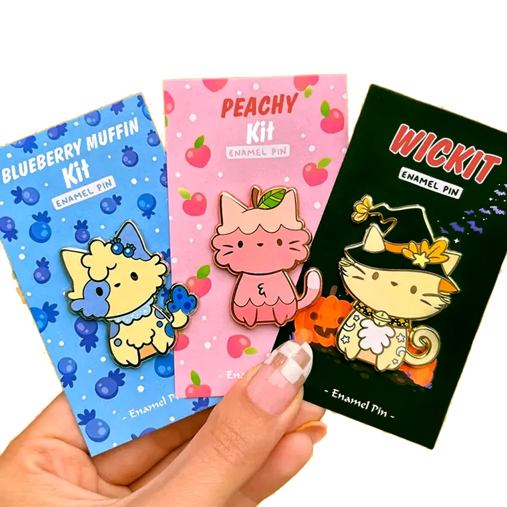 Bulk Lapel Pins Glitter Anime Enamel Pins Custom Soft Hard Enamel Metal on Metal Europe Folk Art FAIRY Stamping Offset Printing