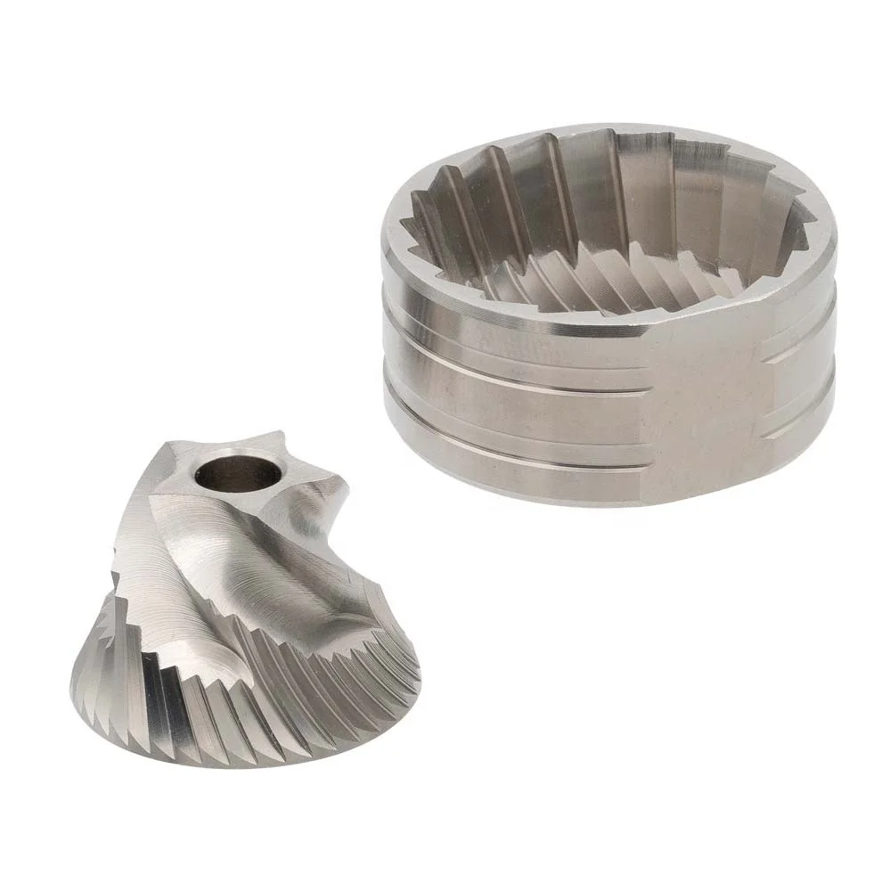 Ручная кофемолка из нержавеющей стали коническая насадка 38