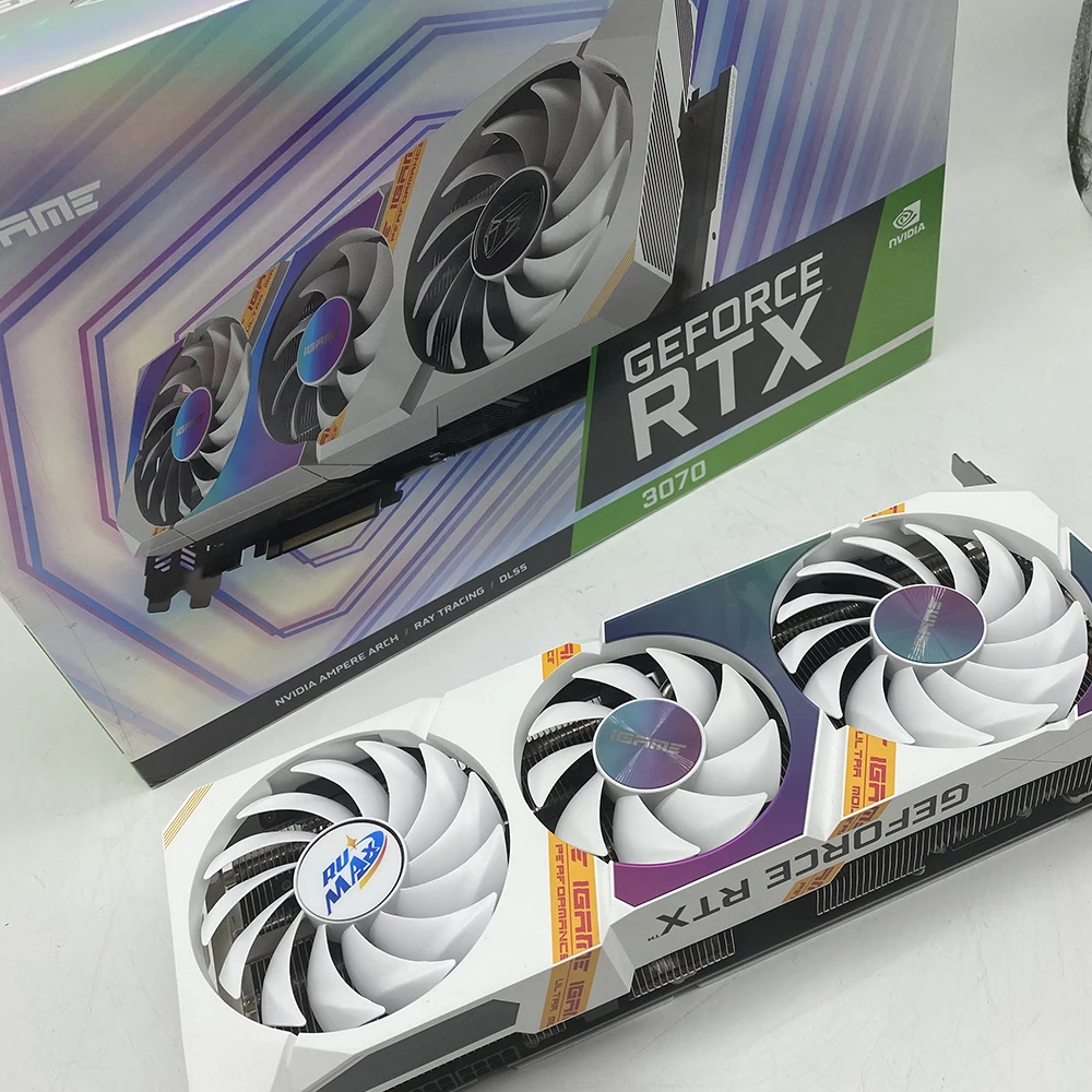 
GIGABYTE NVIDIA GeForce RTX 3070 EAGLE 8G Gaming Graphics Card with 8GB GDDR6 256-bit Memory Interface Support RGB 2.0 