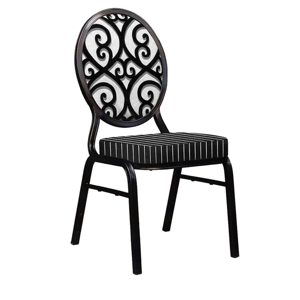 Штабелируемый Малайзии высокого качества модные ткани металла используемая отельная оптовая продажа стекируемые используемый Банкетным стульям для продажи