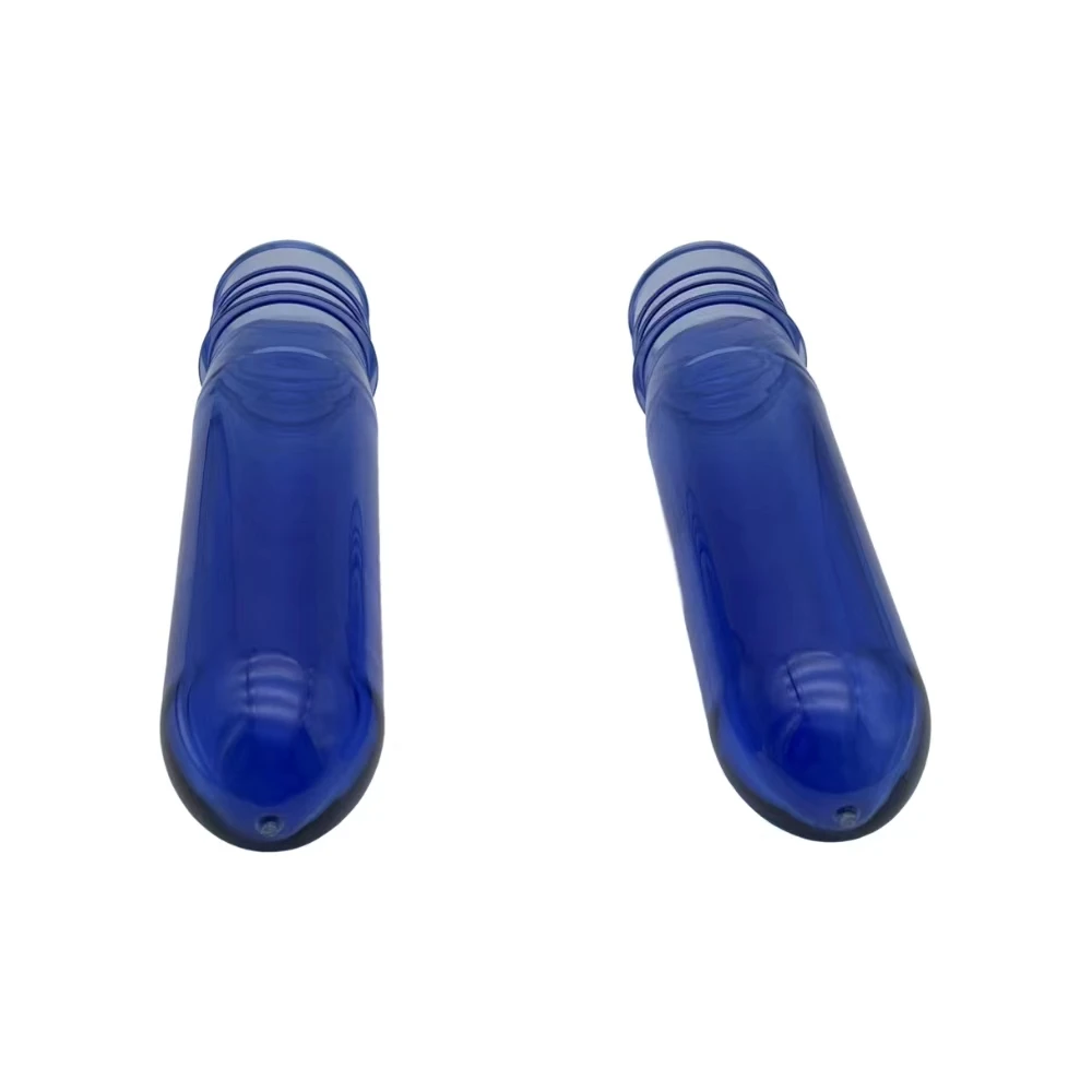 China 55mm Neck 250g ,270g  Blue Color Mineral Water plastic bottle preform  PET Preforms PET bottle