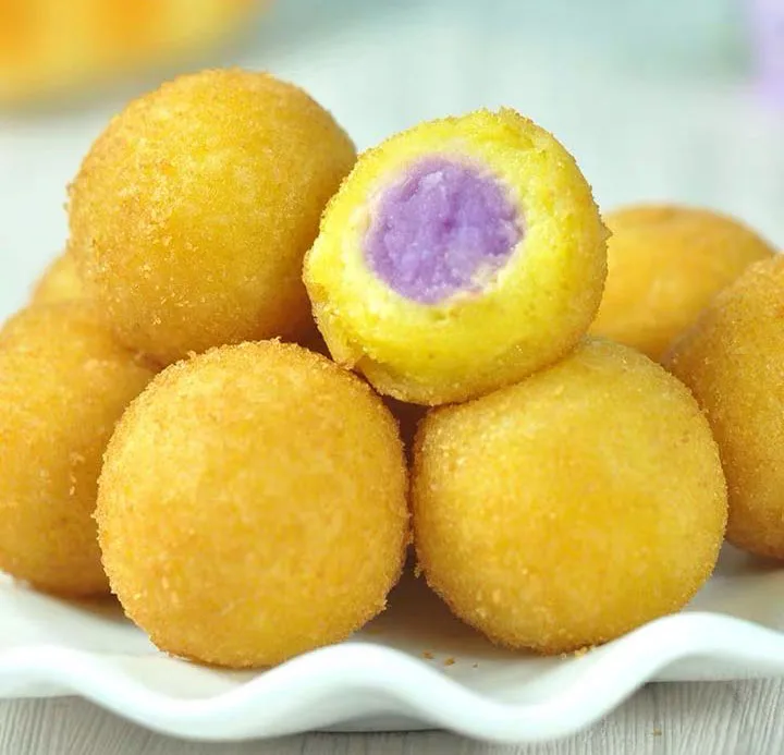 Оптовая продажа шариков из сладкого картофеля знаменитые китайские замороженные закуски креативный десерт необычный питательный завтрак