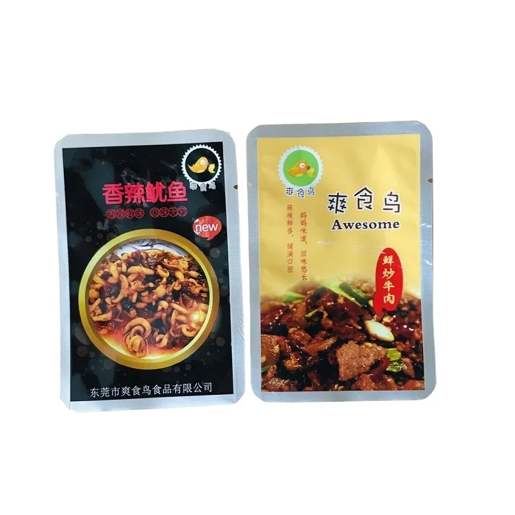 
Custom Eco-Friendly Heat Seal High Temperature Vacuum Meat Fish Chicken Plastic Packaging Bag 