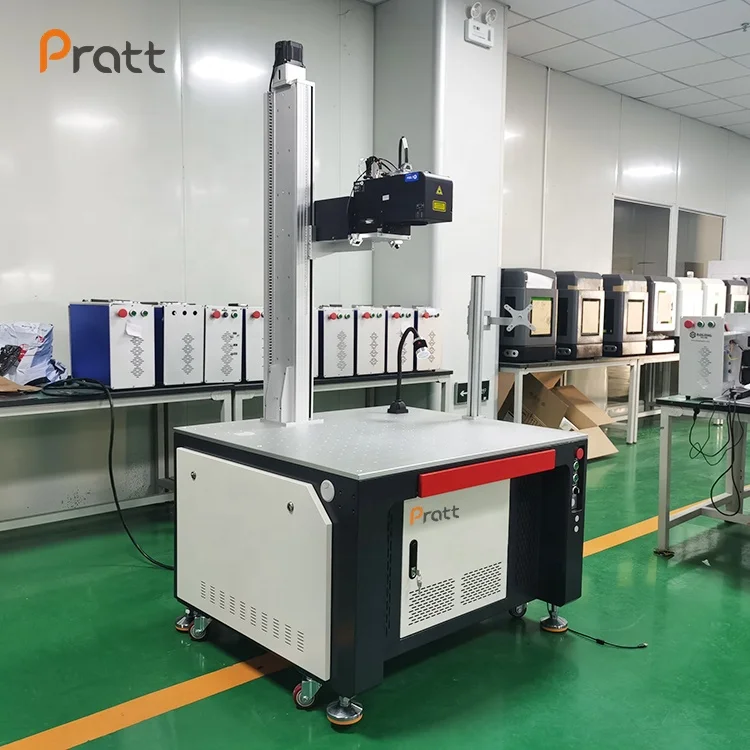 Pratt high quality fiber laser marking machine Large LOGO Serial Format Dynamic Focusing Laser Marking Machine Big Working Size