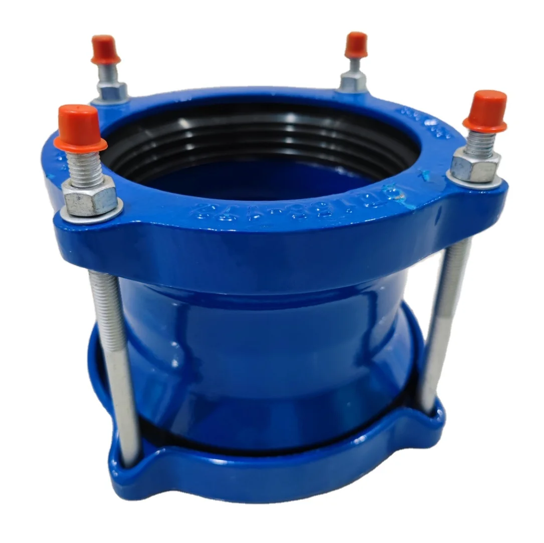pvc DN400 425-442mm Wide Range sleeve type Ductile Iron Universal Flexible Connection Dresser Pipe Coupling Joint PVC HDPE