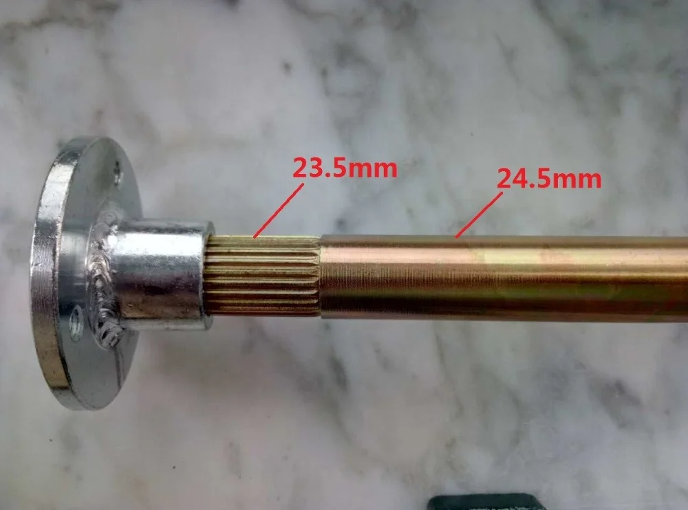 KARTING GO KART 110/78MM Frange Motorcycle Rear Axle With Sprocket Disc Rotor