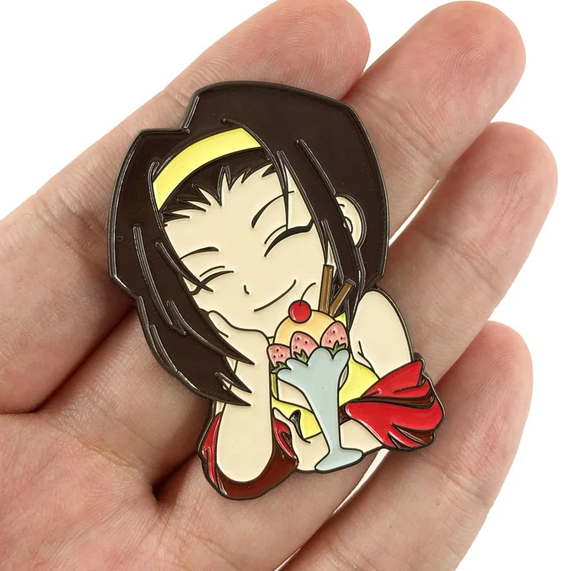 Cartoon design enamel pin creative present mini metal badge fashion cute custom lapel pin