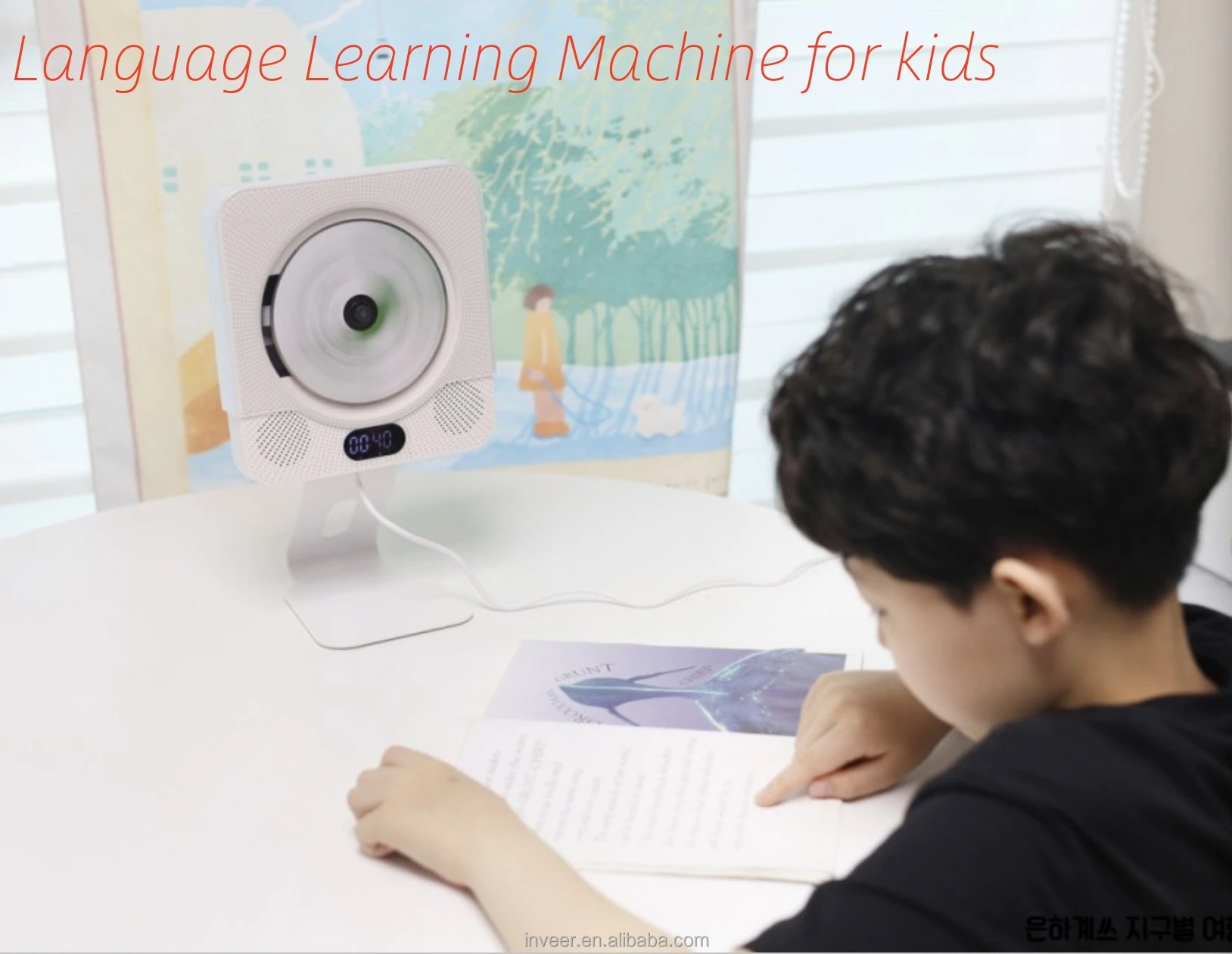 Новая функция inveer BT и FM-радио, вертикальный DVD-плеер с динамиком, Выходная модель M1DVD на 10 Вт