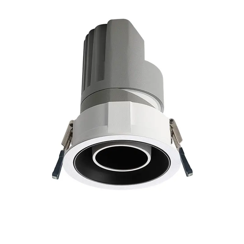 LED Downlight Dimmable Aluminum Adjustable LED Recessed Spotlight Round Shape Recessed Ceiling Light 15W