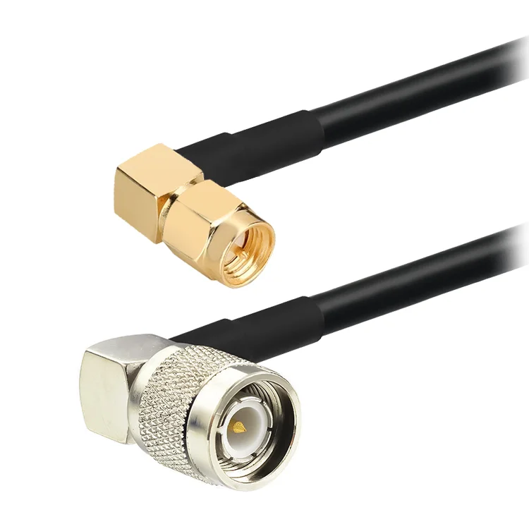 Network Component RF 90 degree Right Angle SMA To TNC antenna cable