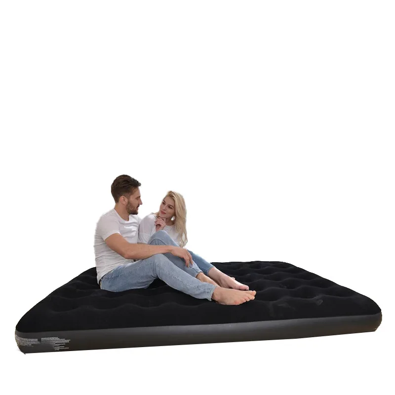 Outdoor portable moisture-proof thickening widening inflatable camping picnic tent lunch break sleeping pad