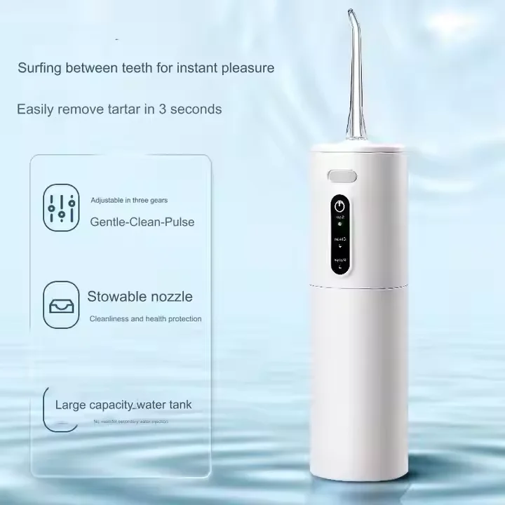 Portable dental teeth cleaning waterpick cordless electric oral irrigator water flosser for home travel