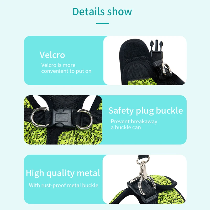 Flyer Knite No Pull Adjustable Step in Dog Harness Step in air with Pad Vest Dog Harness