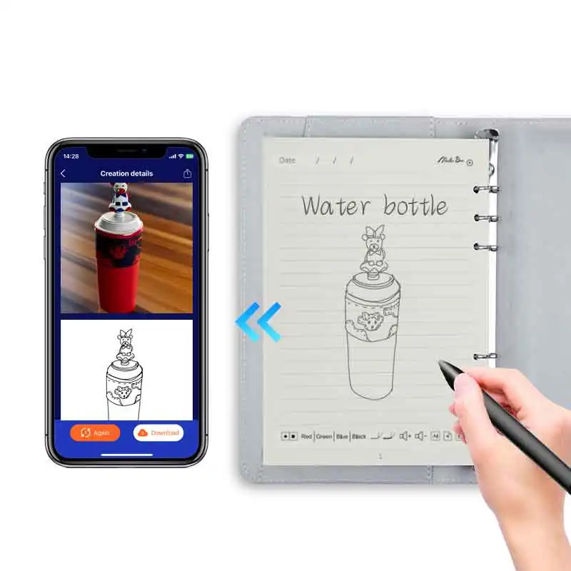 Factory Direct Sales Drawing Writing Notepad With USB Memory Card 15 W Mobile Charging Synchronisation Cloud One Key Sharing