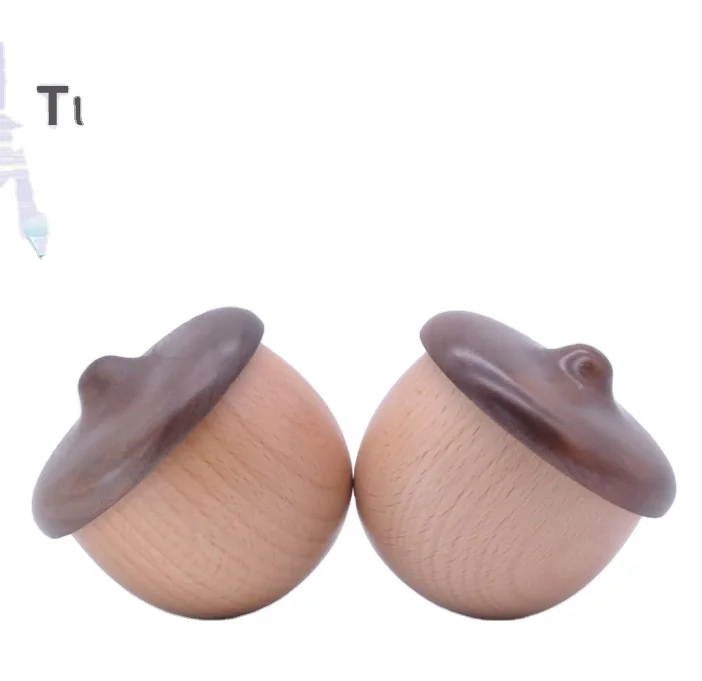 Acorn Handmade Walnut and Beech Wooden Music  Boys Gift  Handmade Music Boxes for Women Handmade Music Boxes Craft