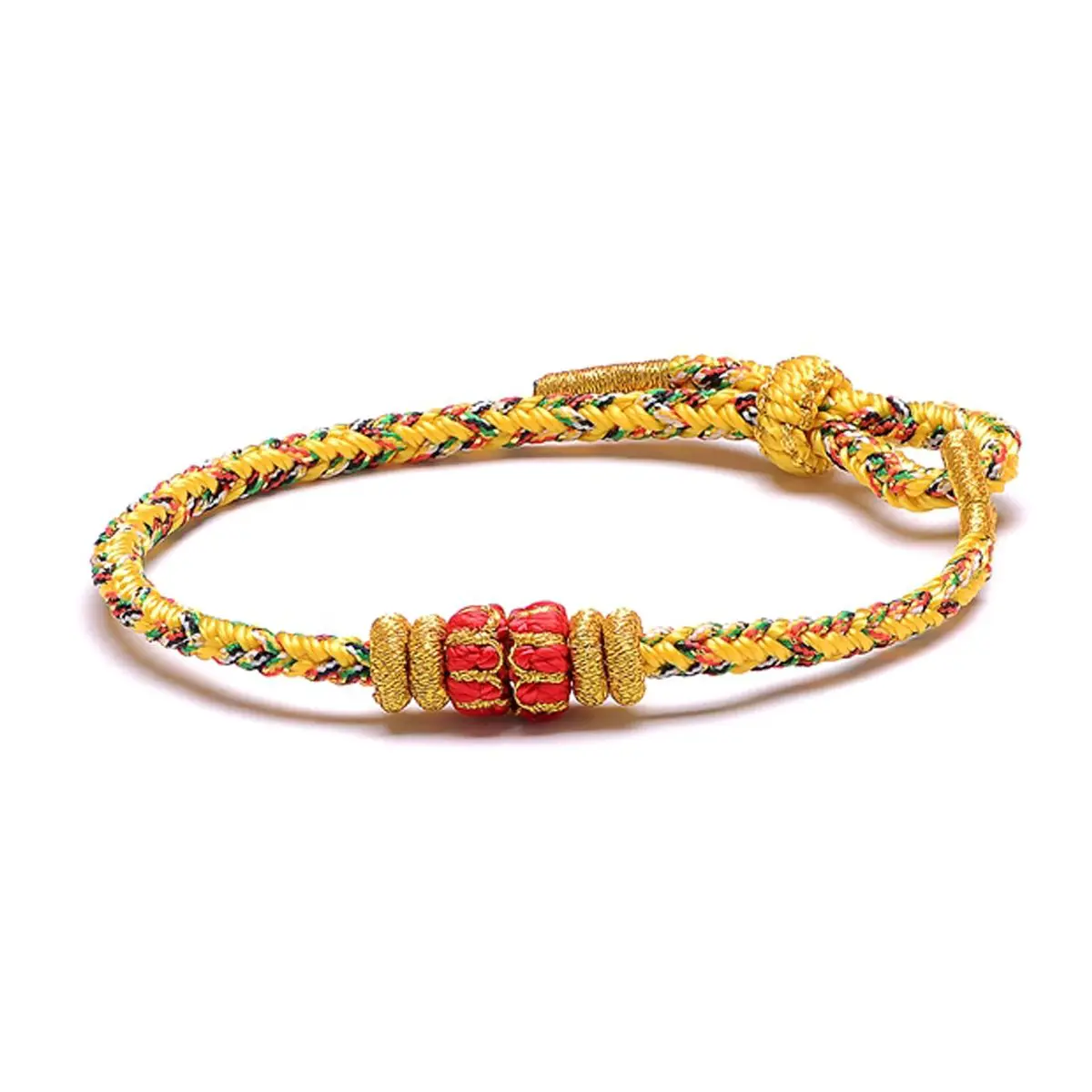 2024 Trendy Vintage Woven Bracelet Original Handmade Colorful Chinese Elements New Design Handmade Woven Bracelet Fashion String