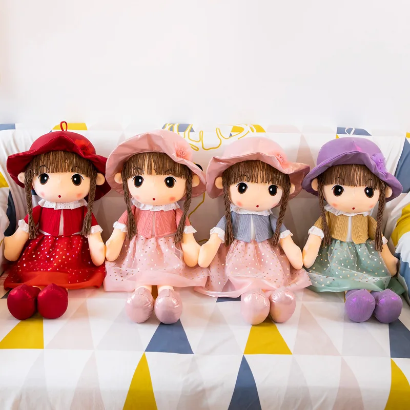 Hot Selling Cute Baby Rag Toy Soft Plush Rag Doll Plush Dolls Sleeping Toy For Baby and Girl