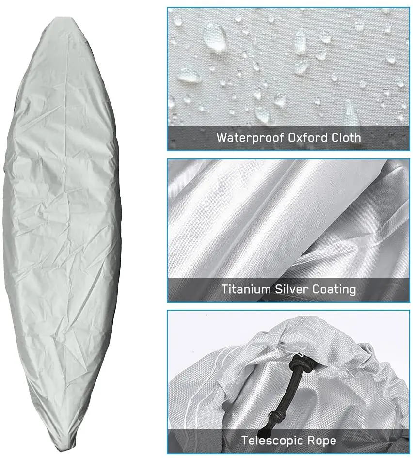 Factory Supply OEM Available Waterproof Canoe Covers for Outdoor Storage
