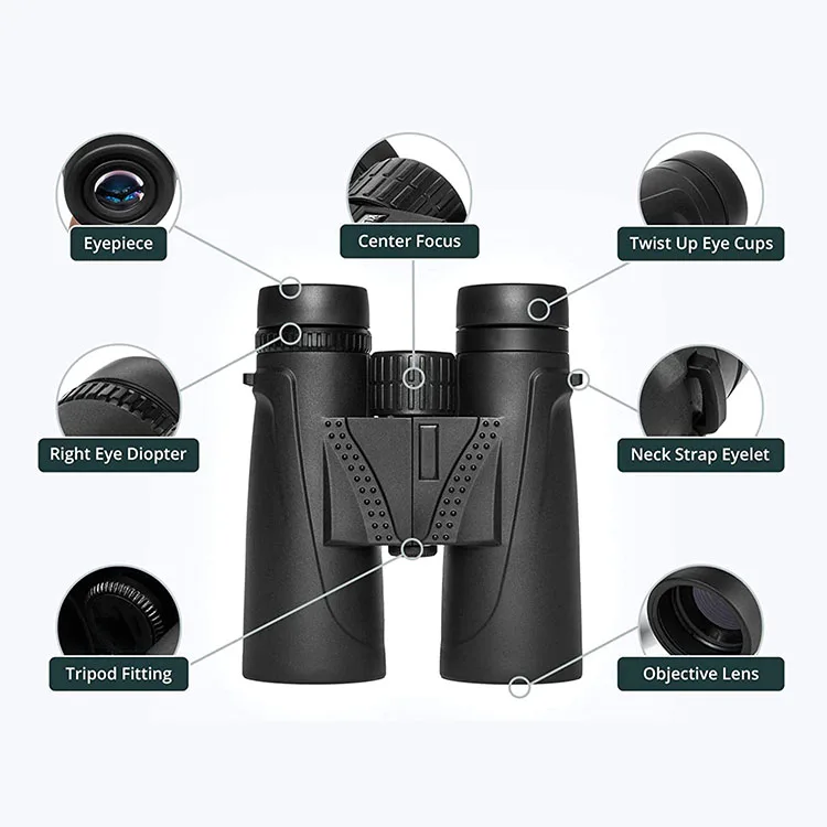 JAXY 8x42 10x42 Водонепроницаемый бинокулярный Ультра Прозрачный лучший профессиональный HD качество крыши призма для наблюдения за птицами бинокль